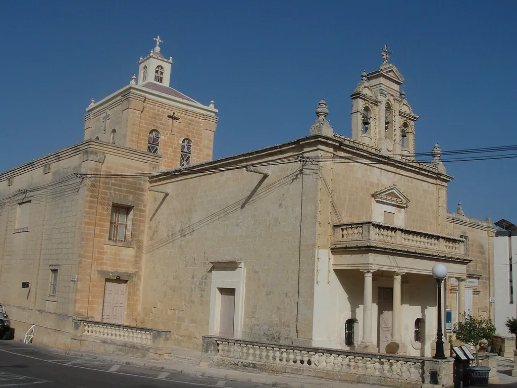 The church of the Assumption of Mary located in Bubaqra area Żurrieq.