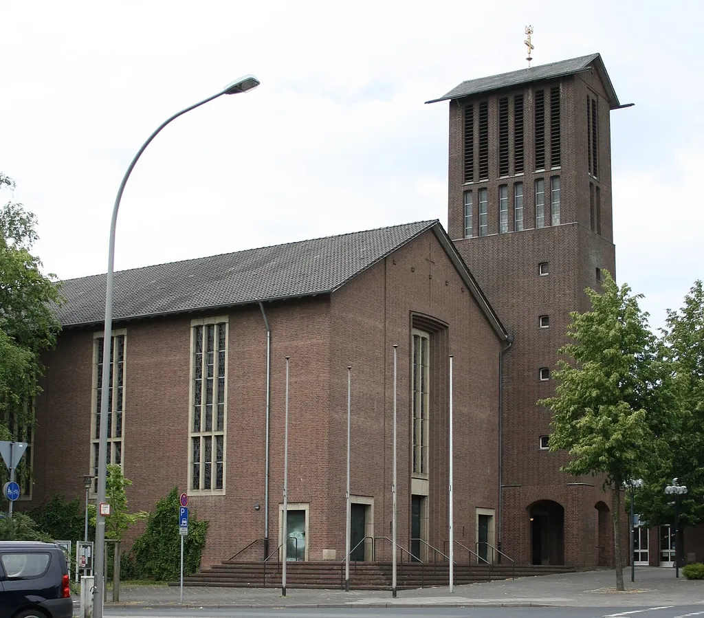 Church of Christ the King ("Christus König") in Cleves, North Rhine-Westphalia, Germany