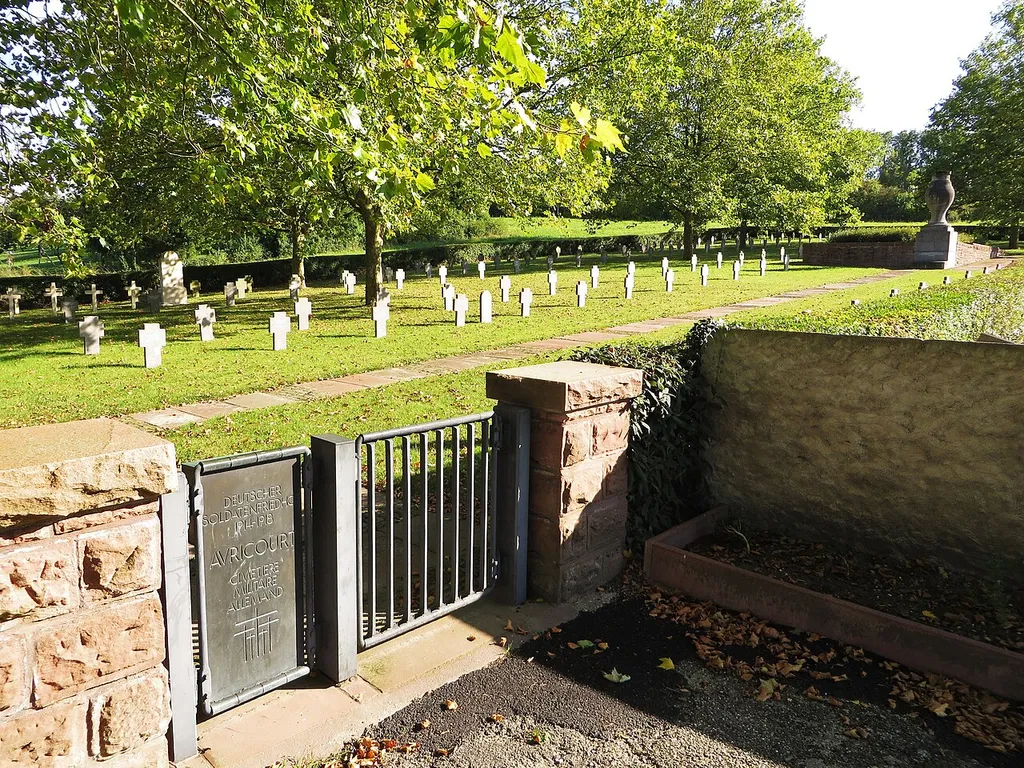 Avricourt 57 cimetiere militaire allemand