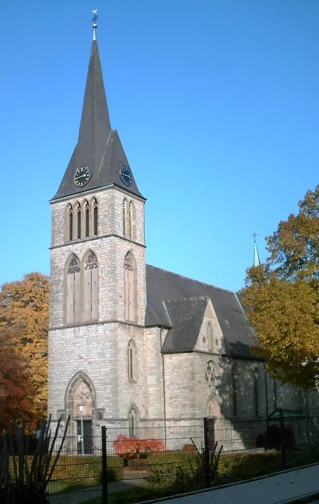 Catholic Holy Cross Church in Altenbeken, Germany