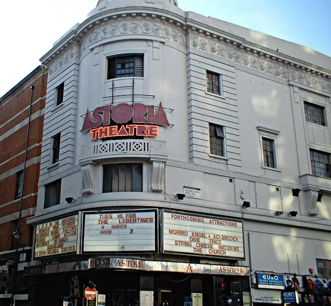 London Astoria taken by C Ford March 04. This is the outside of the Theatre.