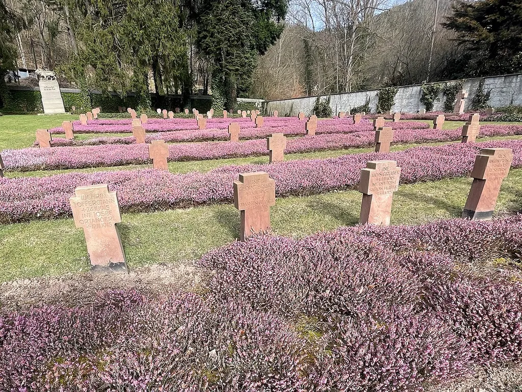 German section of the cemetery