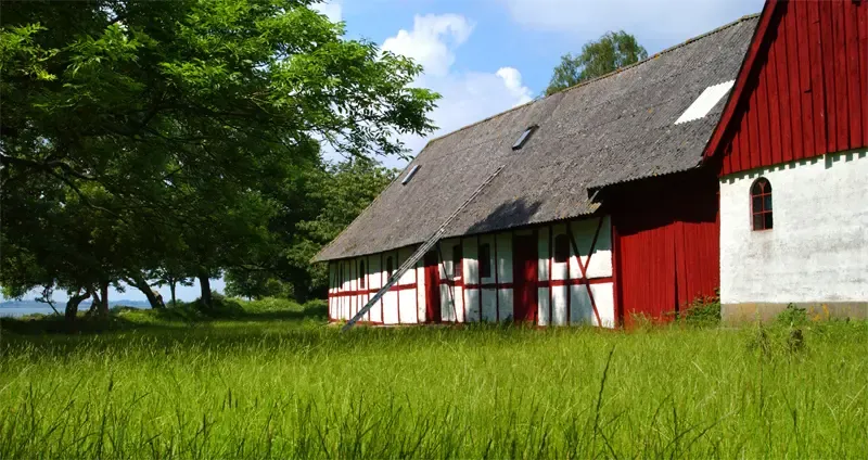Gård på øen Romsø
