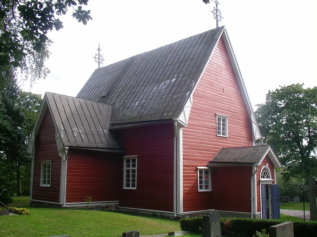 The (luhteran) church in Särkisalo, Finland.