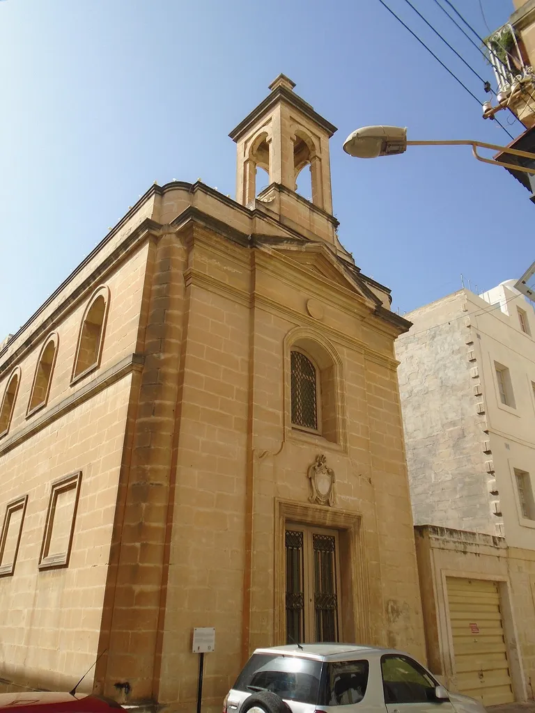 The chapel of the Holy Trinity in Birgu (Vittoriosa) Malta.