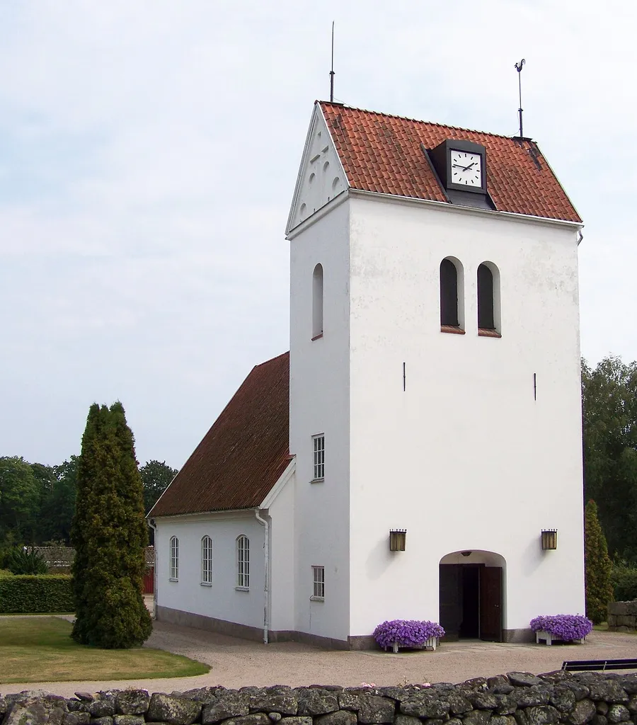 In Kallinge, Schweden. Saxemara Kirche