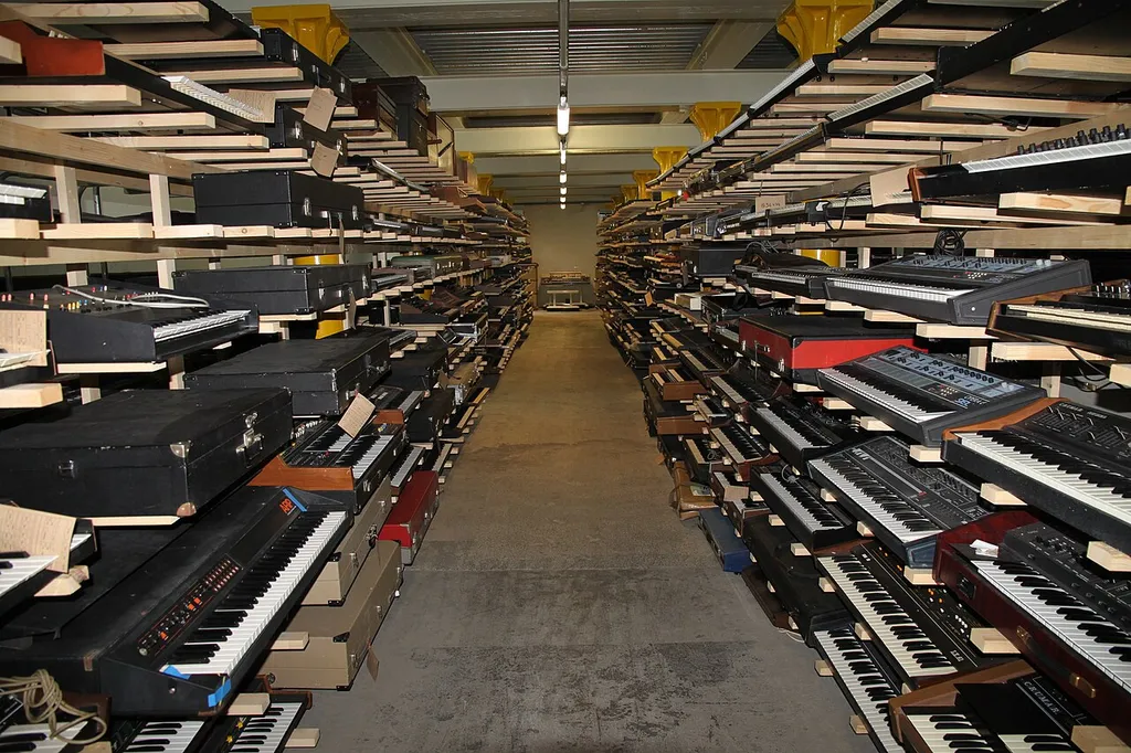 A storage room in the SMEM in Fribourg/Switzerland