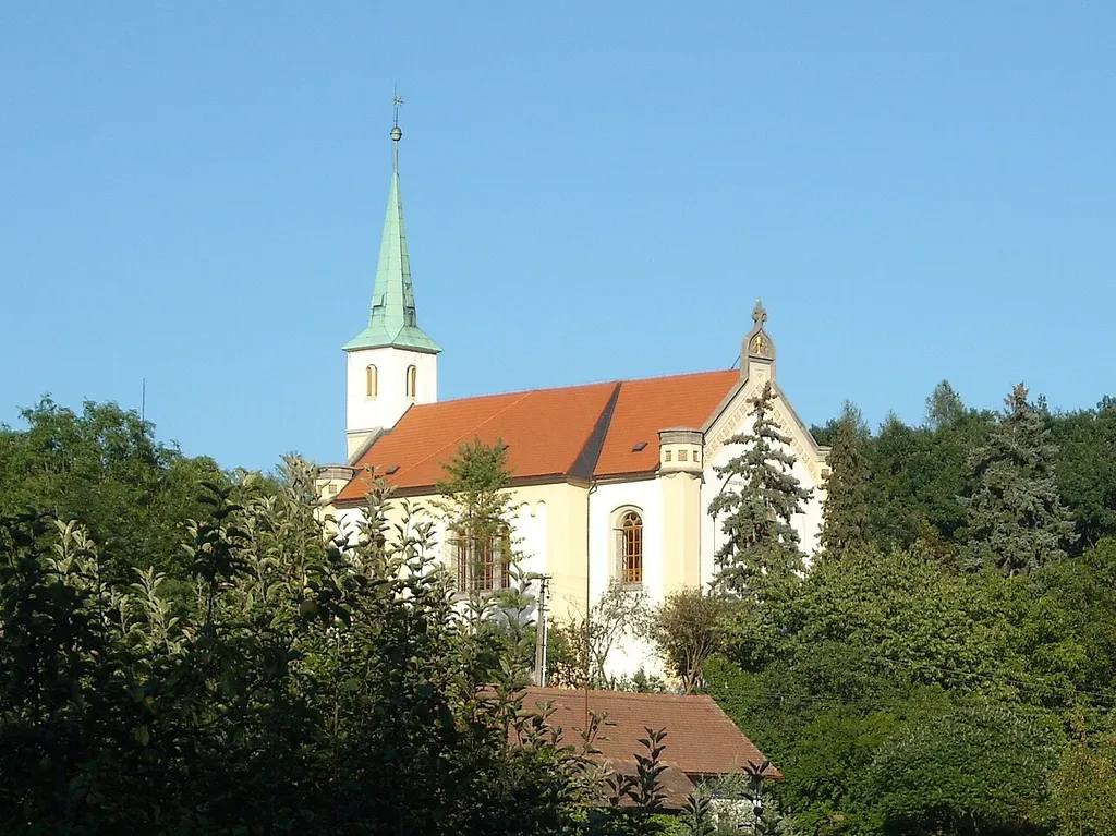 evangelický kostel v Dvakačovicích
