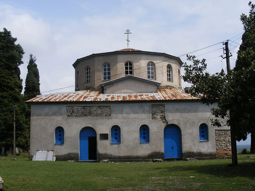Façade of the Dranda Cathedral, Abkhazia
