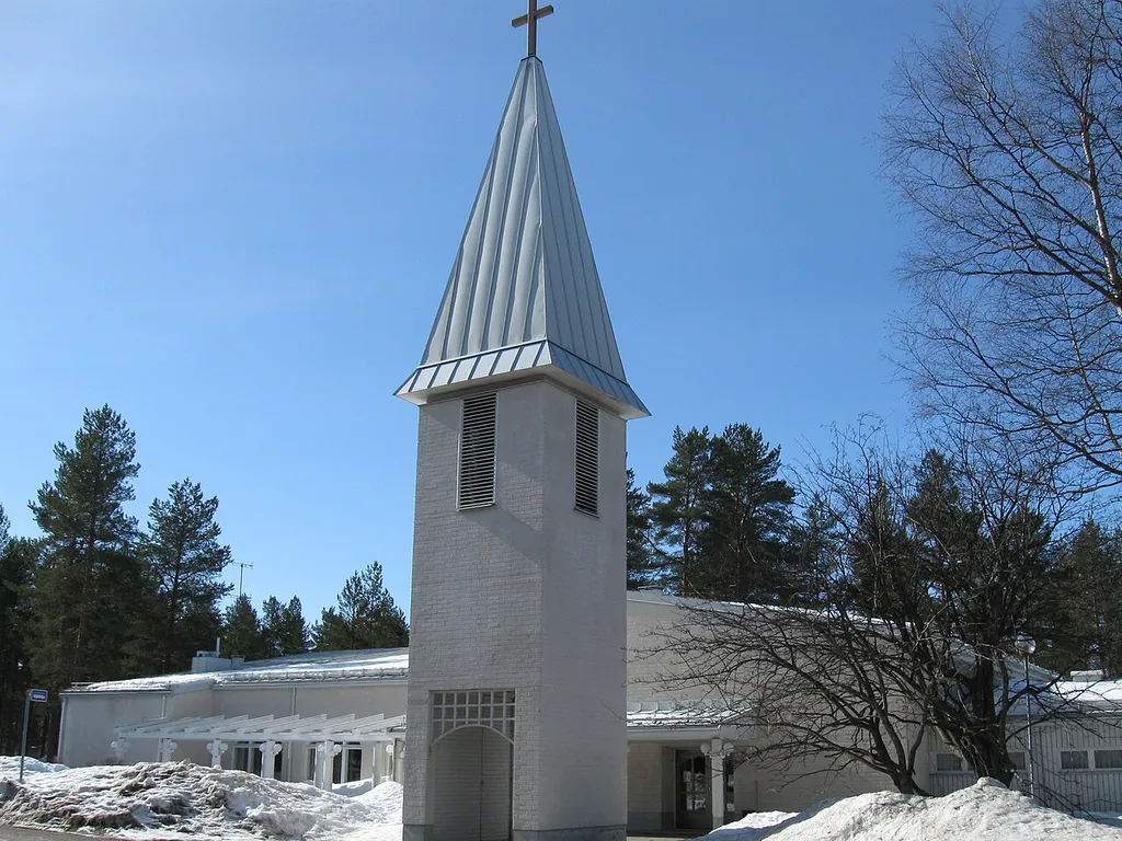 The Lutheran church in Vaala, Finland.