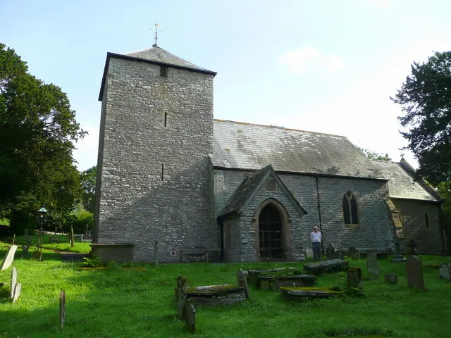 St. Maelog's church, Llandefaelog Viewed from the south-west.