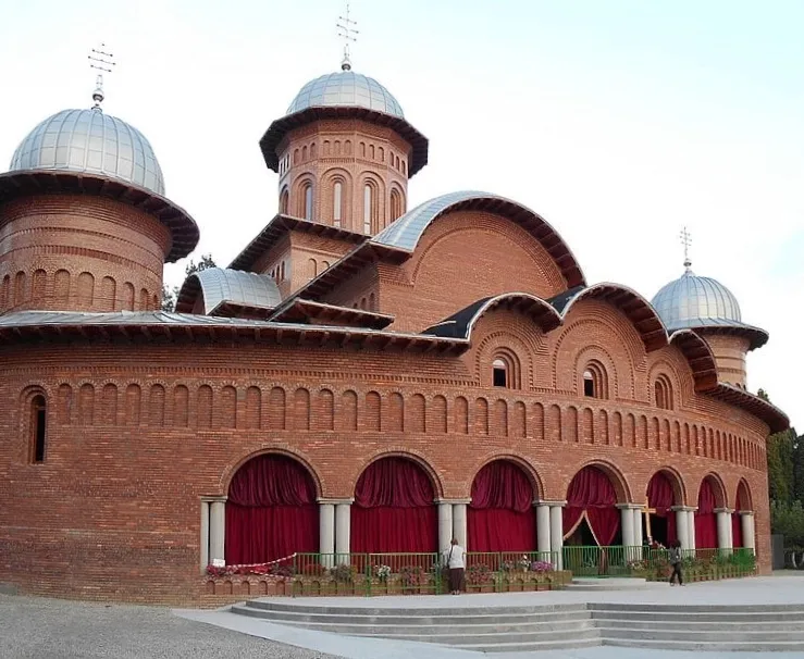 Front of the Royal Mausoleum of Romania
