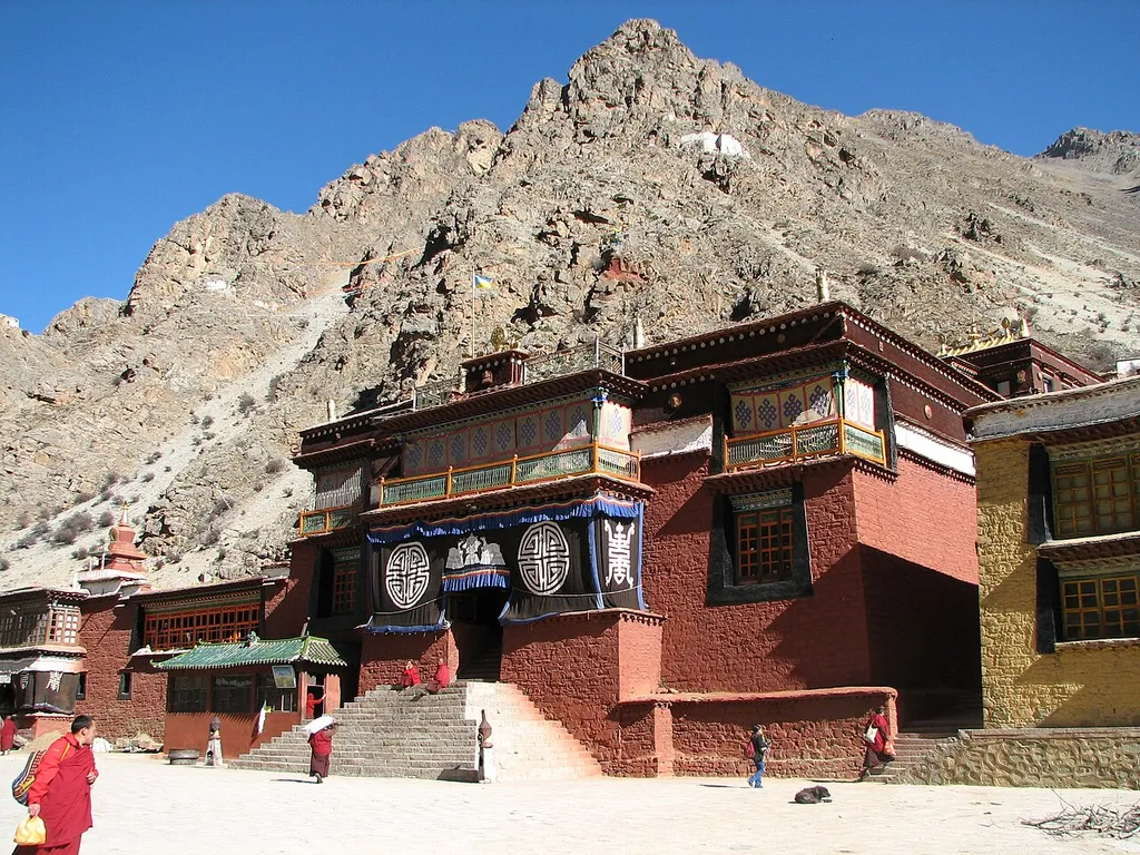 Tsurpu Monastery in Tohlung Dechen County, near Lhasa, Tibet