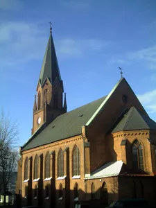 Salvator church in Ustka
