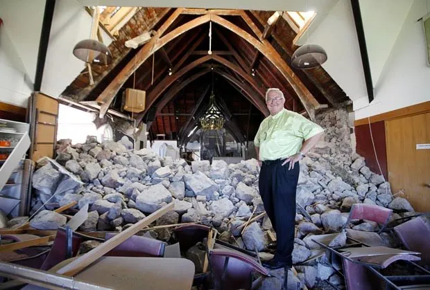 Damage to Canterbury Churches