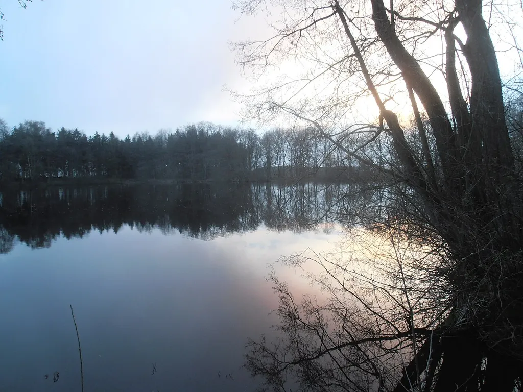Das Lechtegoor, ein Naturschutzgebiet in der niedersächsischen Gemeinde Gersten im Landkreis Emsland. Blick von NO