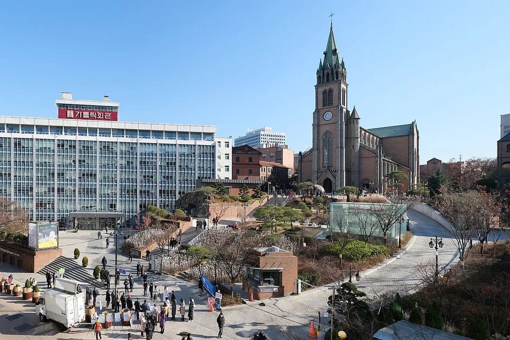 Myeongdong Cathedral, Seoul.