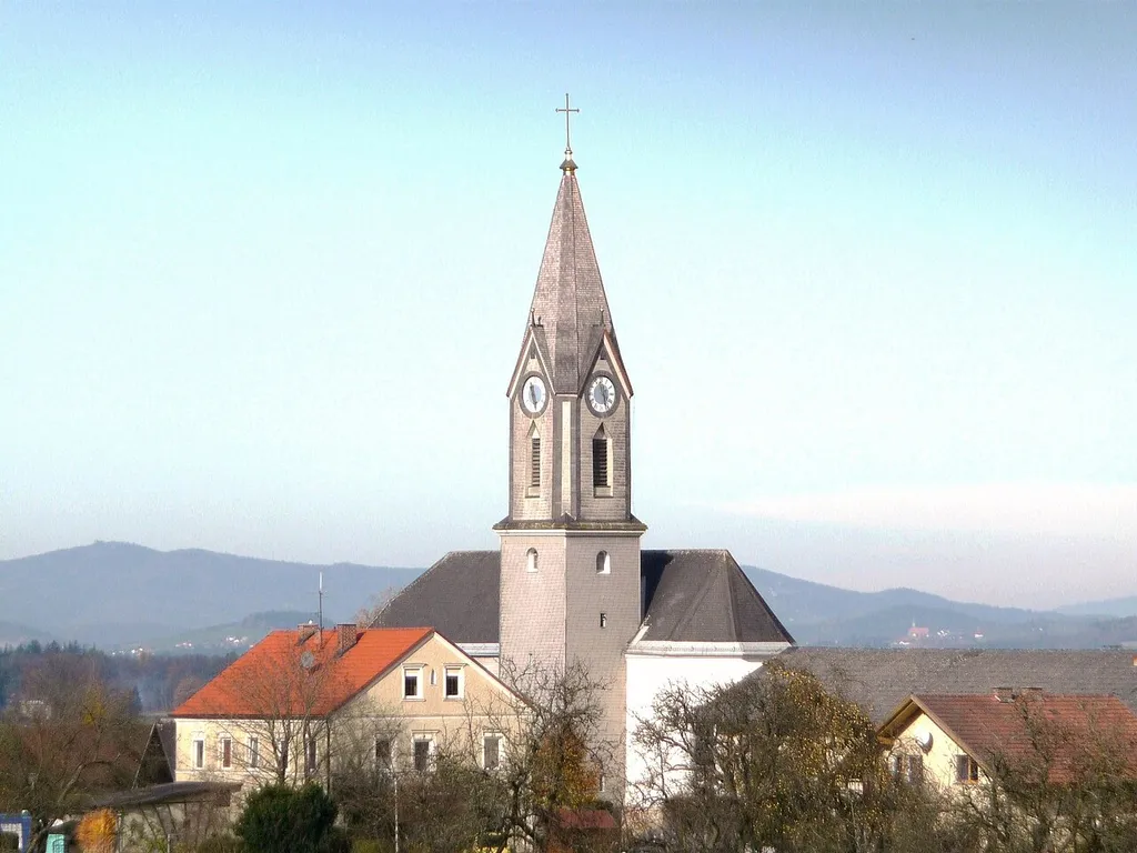 Die Pfarrkirche von Freinberg, Bezirk Schärding, Oberösterreich