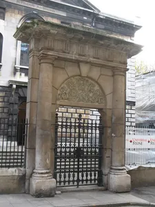 Lych Gate To The West Of Church Of St Giles In The Fields