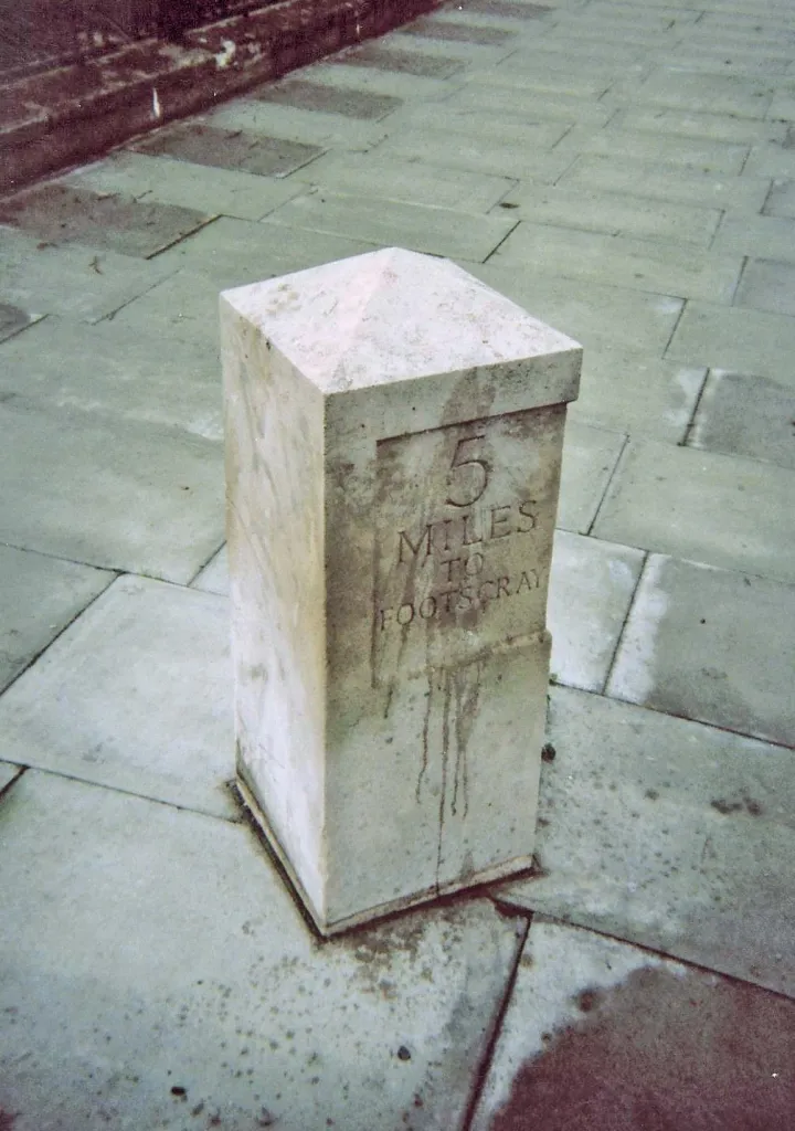 Old Milestone by the A210, Eltham Road
