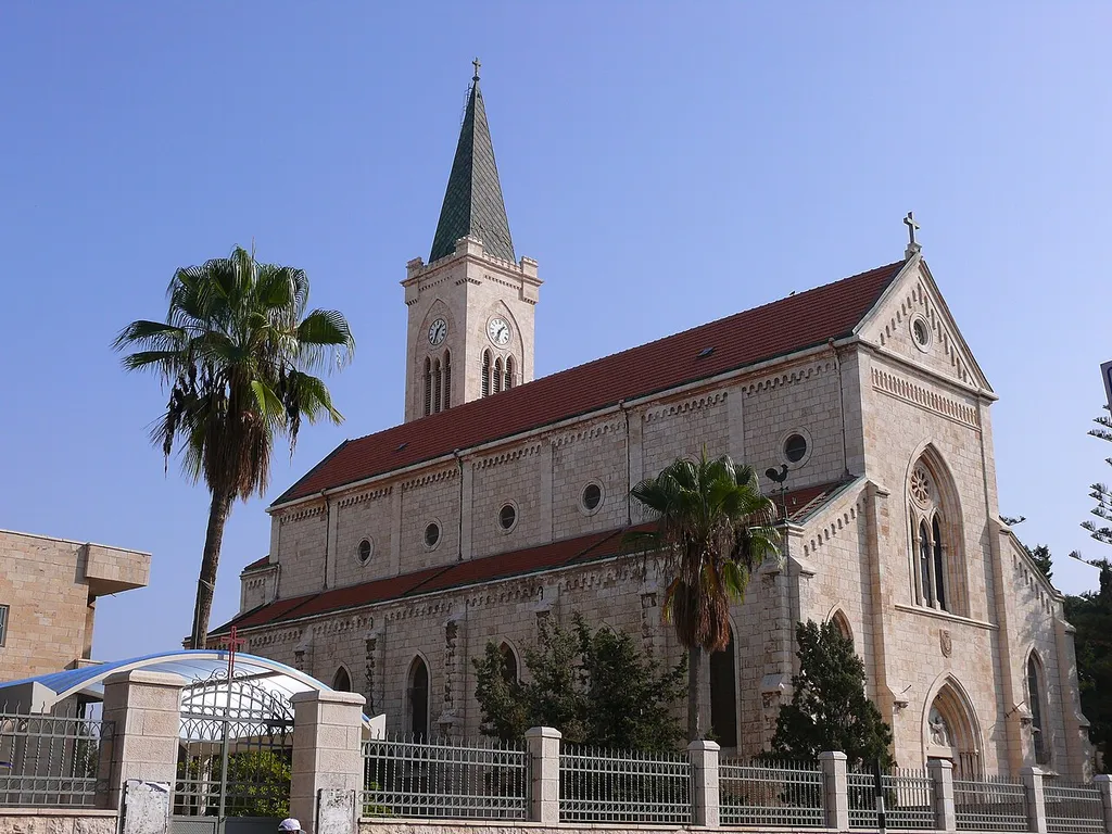 Chiesa di S. Antonio in Giaffa (Cat.), Neo-Gothic Church in Yefet Street in Yaffo, Israel