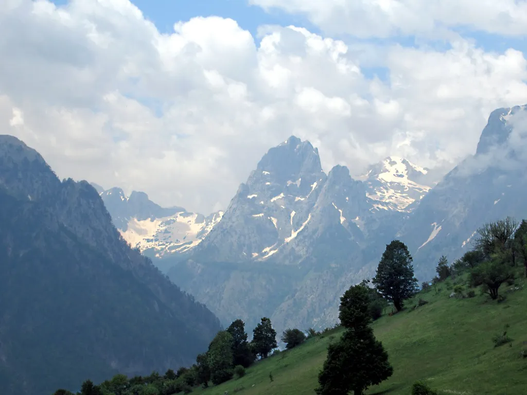 Valbona Valley National Park is nestled among the soaring Albanian Alps.