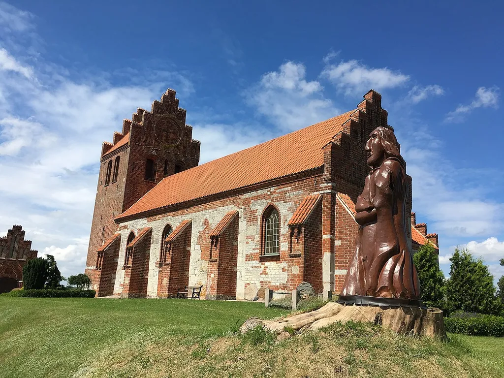 Sneslev Kirke ved Haslev, Danmark