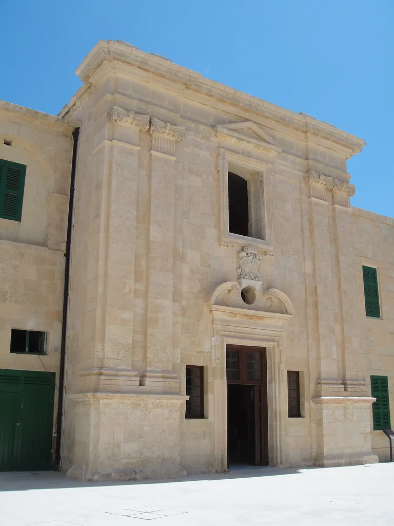 The church of St Anne in the court yard of Fort St Elmo in Valletta.