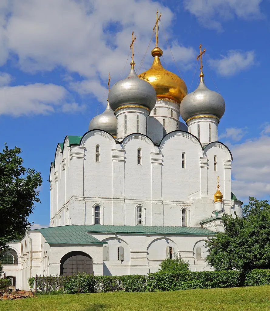 Moscow, Russia. Novodevichy Convent. Smolensk Cathedral.
