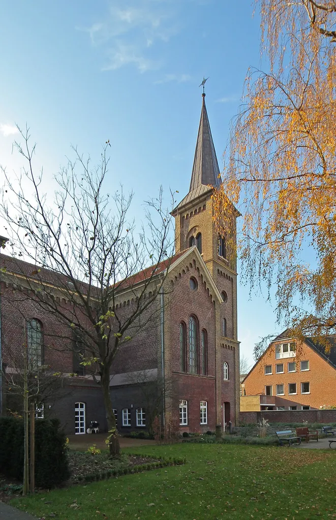Düsseldorf-Kaiserswerth, evangelische Stammhauskirche in der Kaiserswerther Diakonie