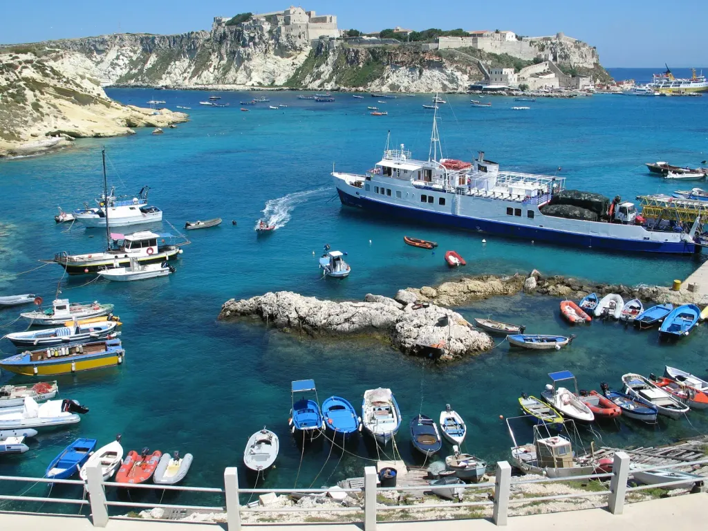 Isole Tremiti, Puglia, ItaliaIl porto