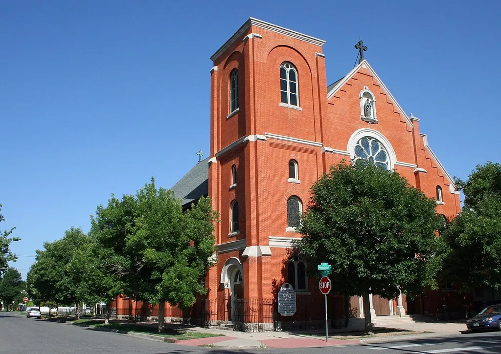 Annunciation Church, located at 3601 Humboldt Street in Denver, Colorado