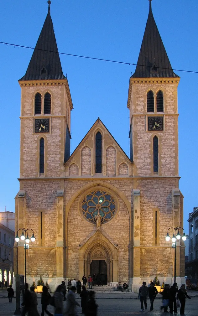 Jesuses Hearth Cathedral in Sarajevo, BiH.