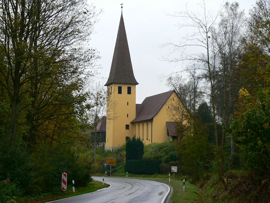 Evang.-Luth. Joachim-von-Ortenburg-Kirche in Weitramsdorf-Tambach bei Coburg, Bayern