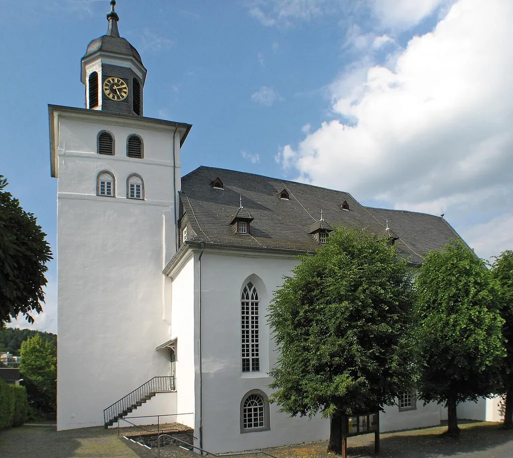 Die evangelische Stadtkirche aus den Jahren 1598-1609