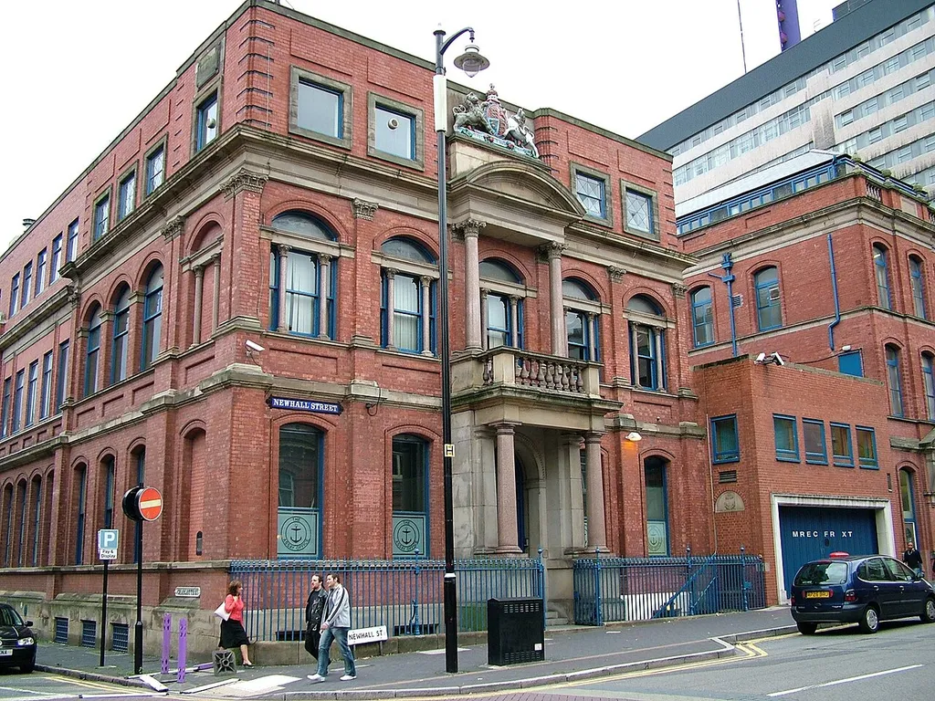 Birmingham Assay Office - Newhall Street - Birmingham, UK. Photo by and copyright Tagishsimon, 13th October 2005