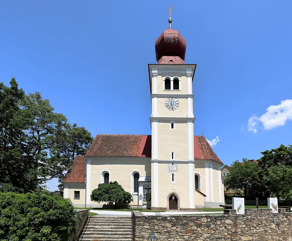Church in Puch bei Weiz, Austria.