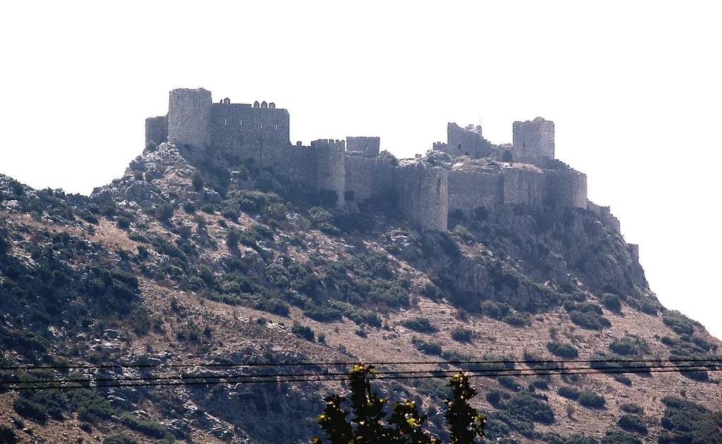 Yılankale, kleinarmenische Burg beim gleichnamigen Ort westlich Ceyhan, Südtürkei, von Norden