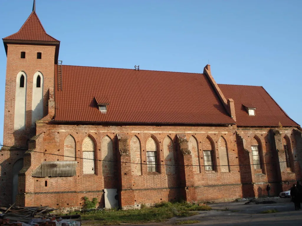 St. Catharine church in Marjino (Arnau) from the South