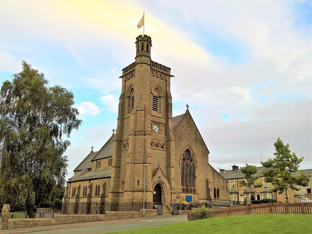 St Stephen's Church in 2018. The surrounding area has changed greatly in the past 15 years, with the clearance of many old buildings.