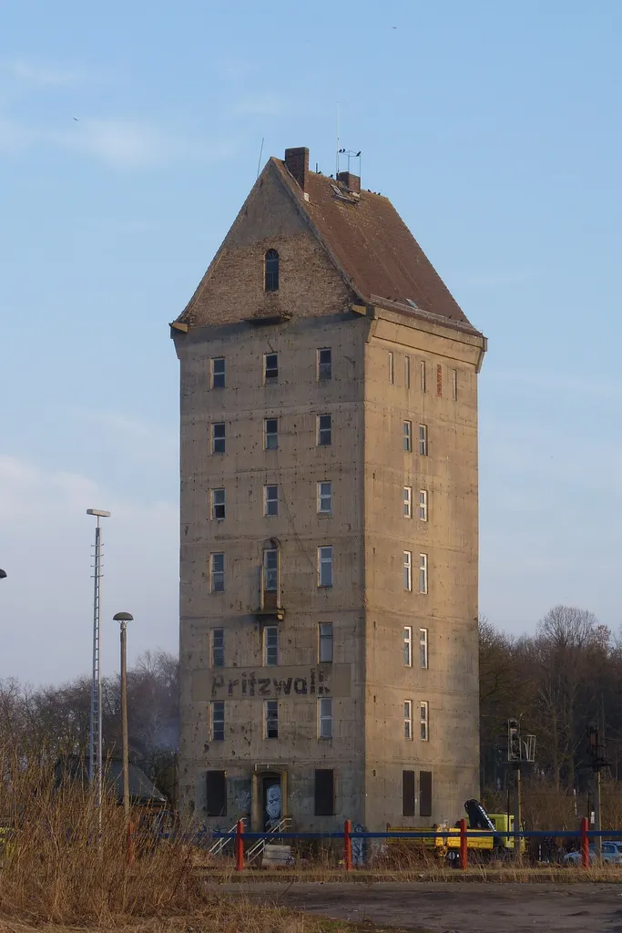 Water tower at Bahnhof Pritzwalk