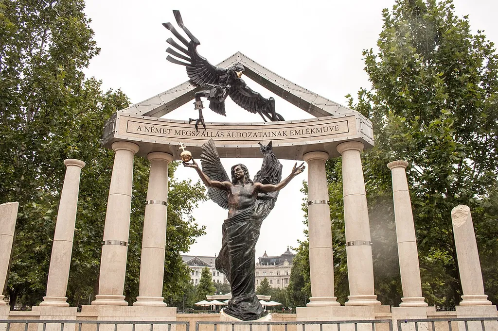 Monument to the victims of the German occupation, Szabadság square, Budapest