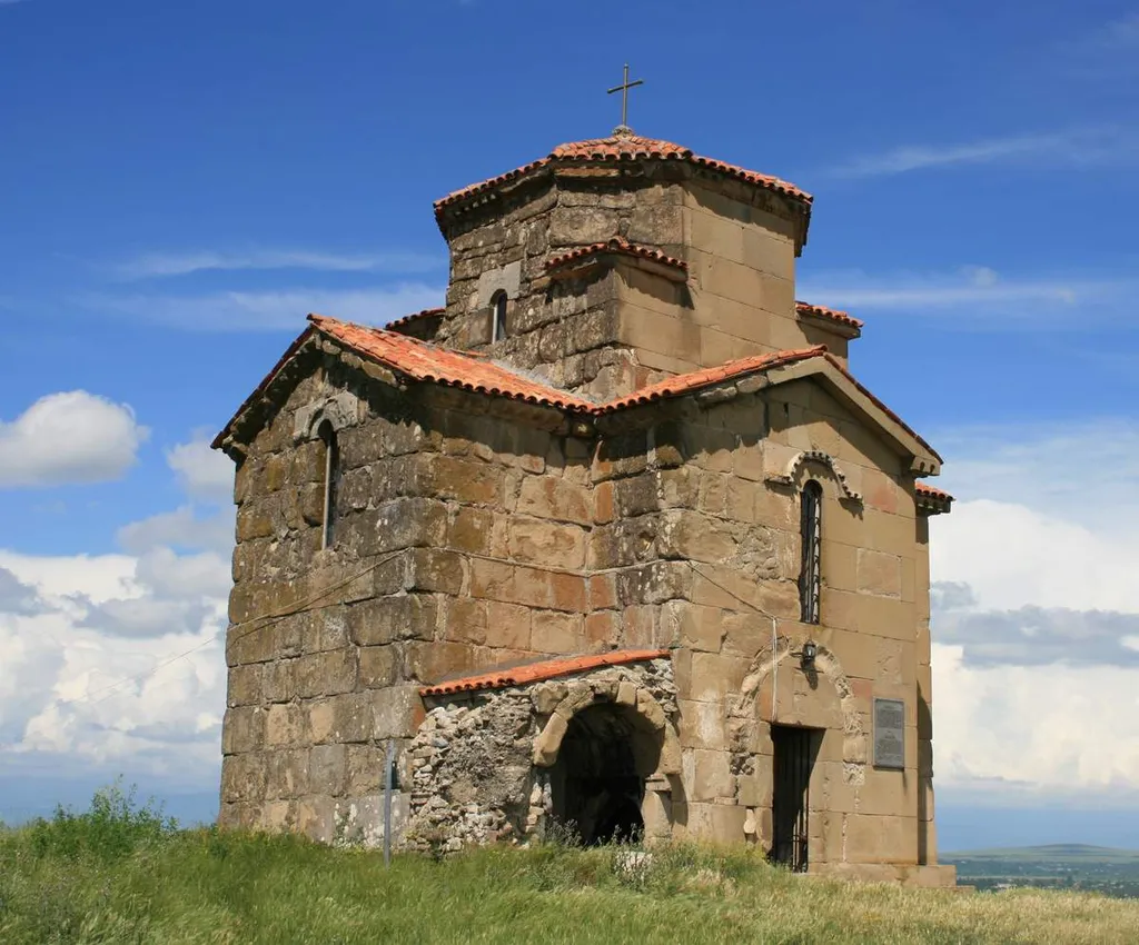 Samtsevrisi monastery complex. A 7th-century church