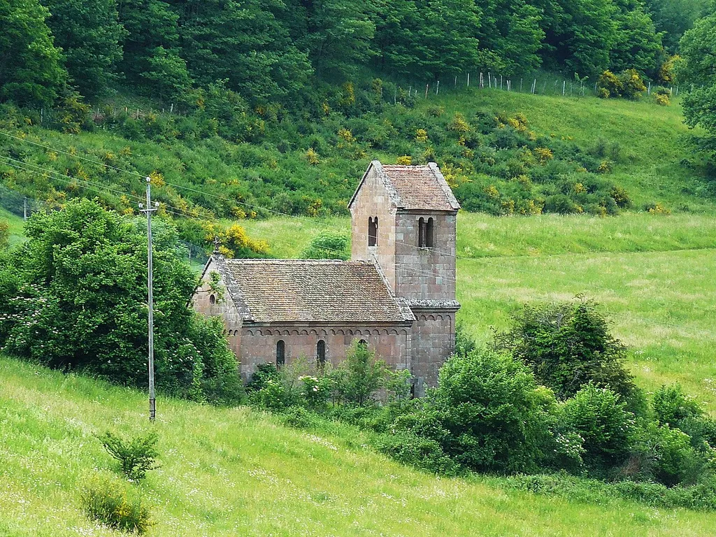 Chapelle Saint-Nicolas de Niedermunster( XIIe siècle) reconstruite à l'identique en 1850