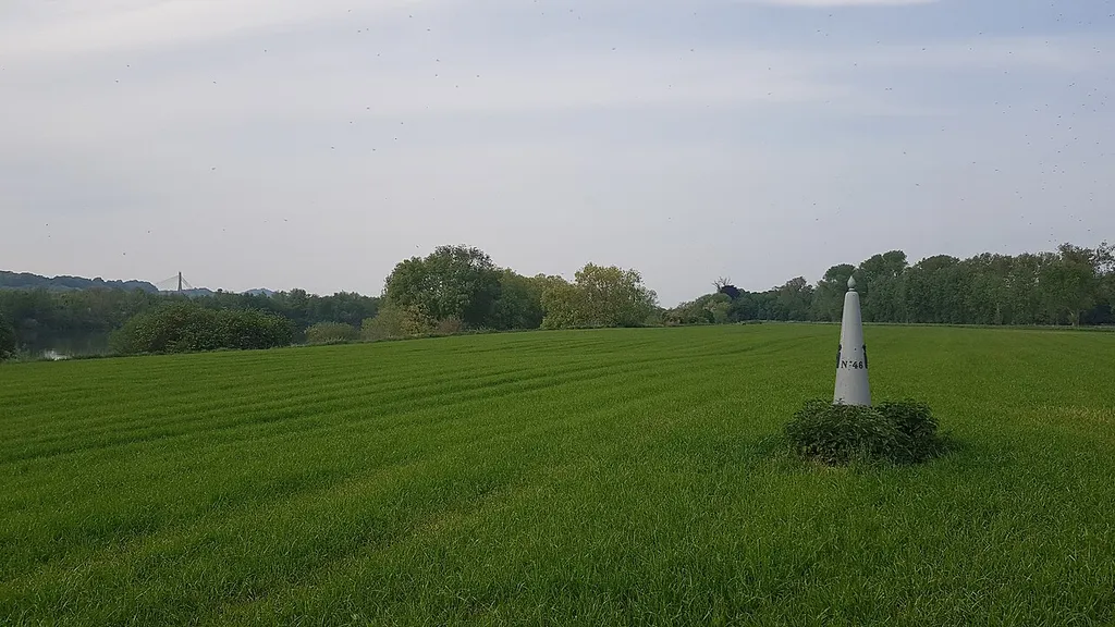 Belgium-Netherlands boundary stone no. 46N