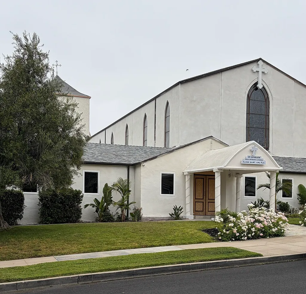 Saint Ephraim Syriac Orthodox Cathedral from Fairmount Road.