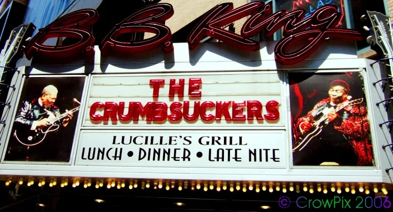 The Club mistakenly added "The" in their title whereas Crumbsuckers have never used this prefix (like 'The U2' or 'The Coldplay').