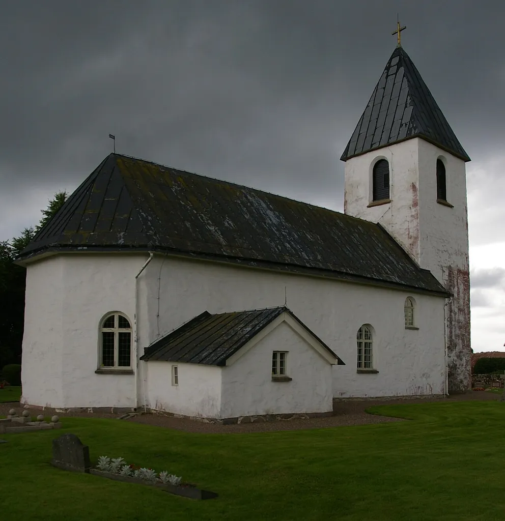 Sörby kyrka (Swedish:Church of Sörby) in Västergötland, Sweden.