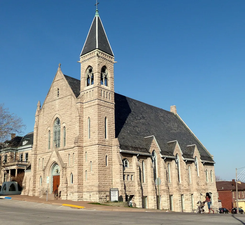 The historic St. Paul Catholic Church (built 1892-1895), located at 508 North 4th Street in Burlington, Iowa, United States, is listed as a contributing resource in the Heritage Hill Historic District. The historic district is listed on the US National Register of Historic Places.