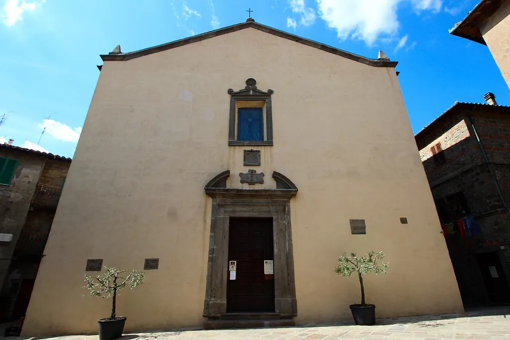 Church Santa Croce, Abbadia San Salvatore, Province of Siena, Tuscany, Italy